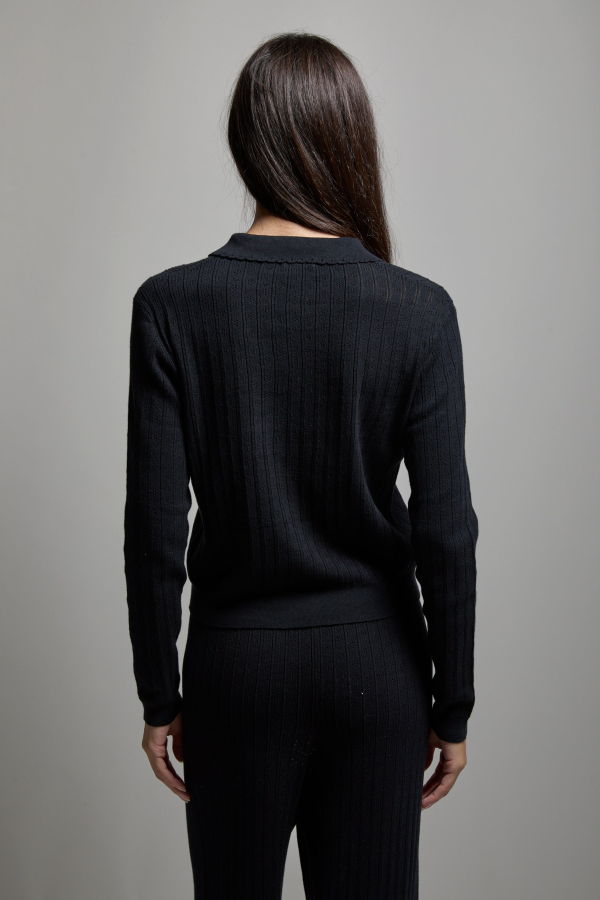 Asher Presley Polo - Black