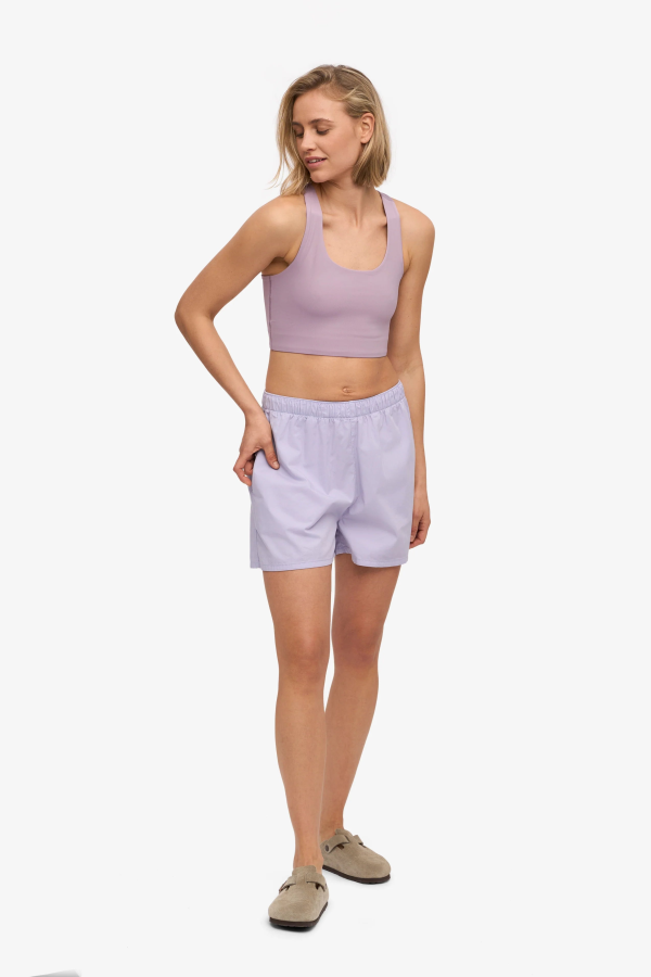 Colorful Standard Organic Twill Shorts - Soft Lavender