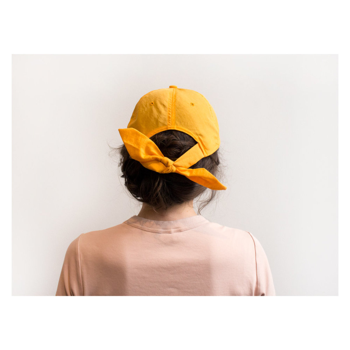 Clyde Tie Back Baseball Cap Marigold Garmentory