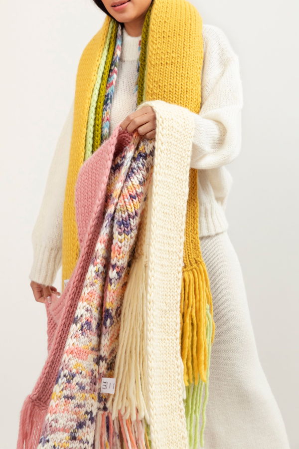 HJK Scarf with Tassels