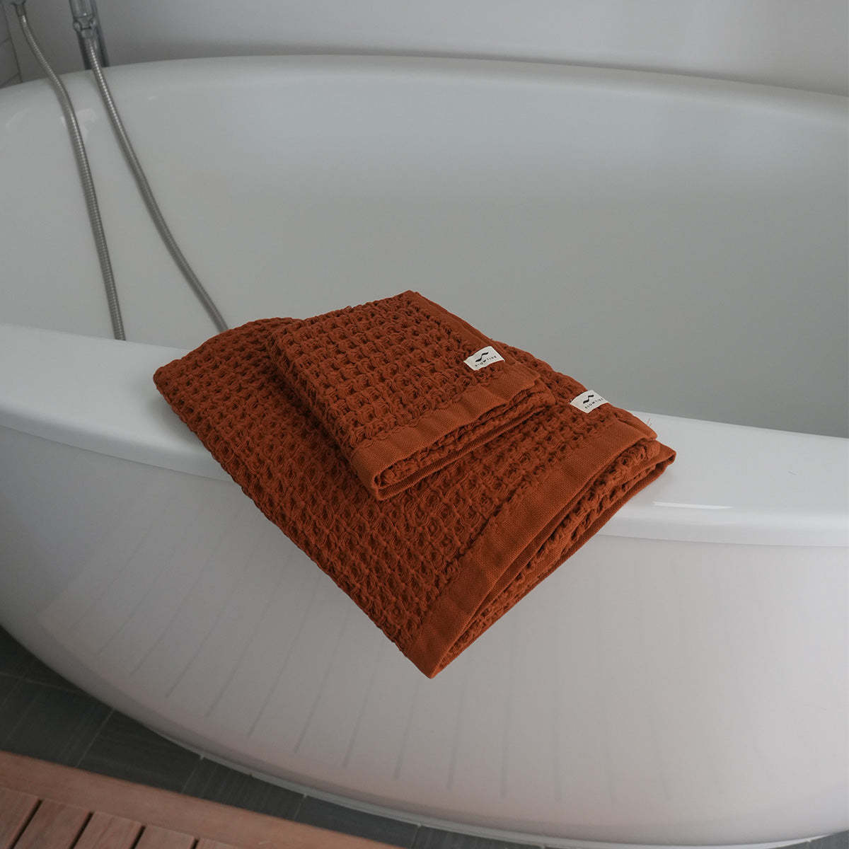 Slowtide Guild Waffle Bath Towel Bundle (2+2) - Image 5 of 6