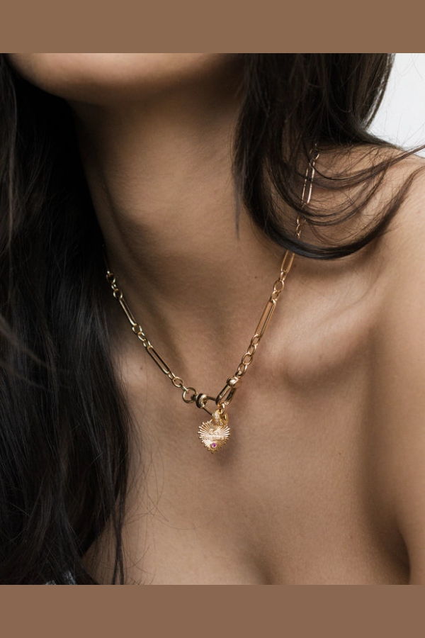 Lola Liam Watch Chain Necklace - Gold