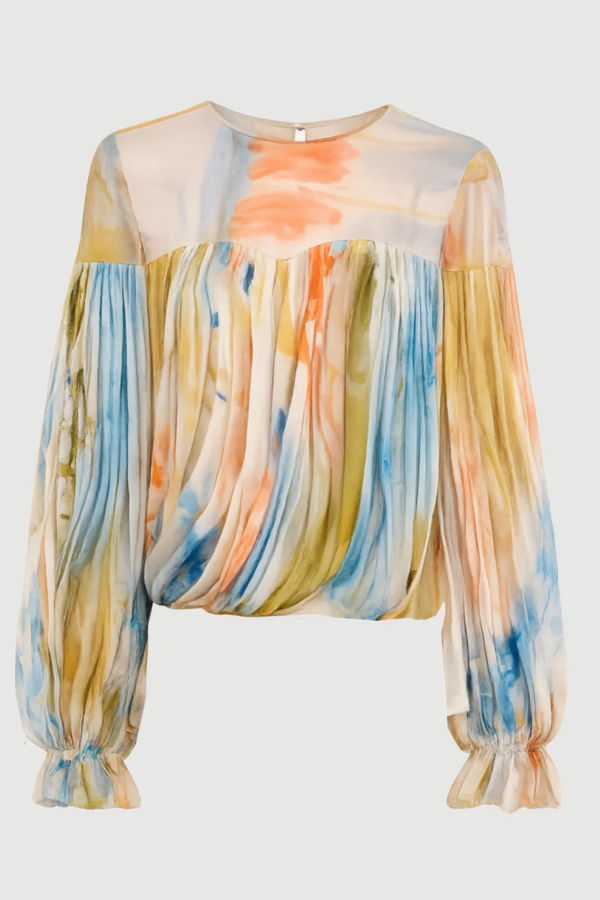 Ulla Johnson Pearl Silk Blouse - Multi
