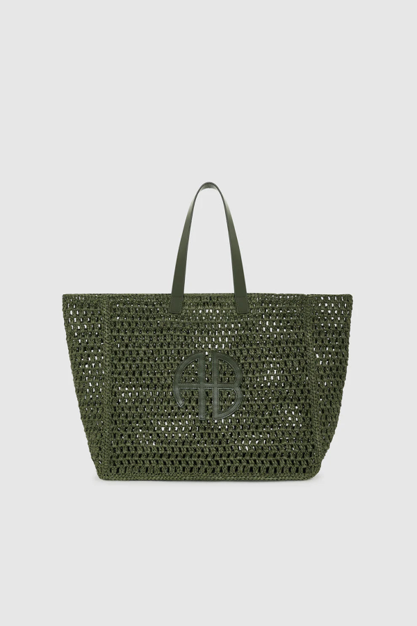Anine Bing Large Rio Tote - Olive