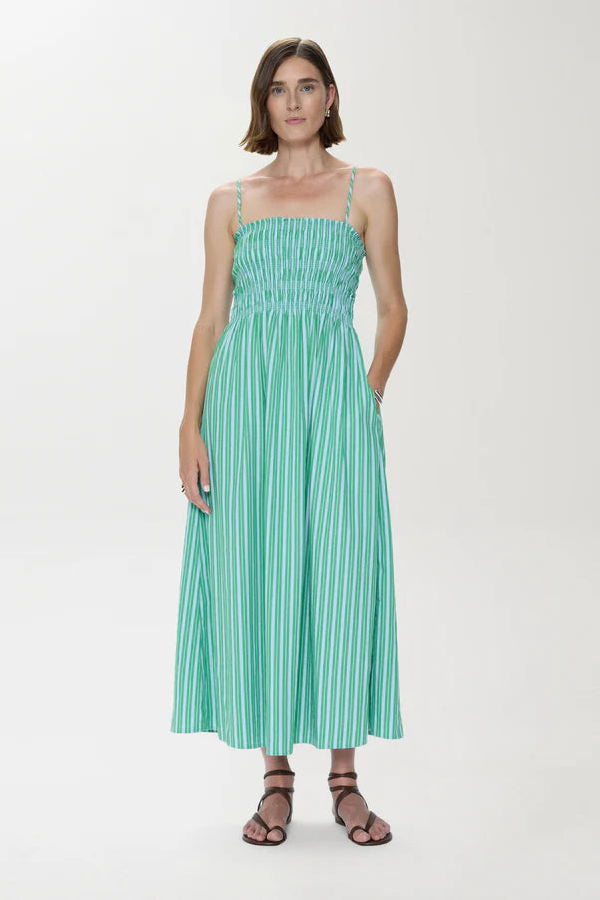 Pistola Bianca Shirred Dress