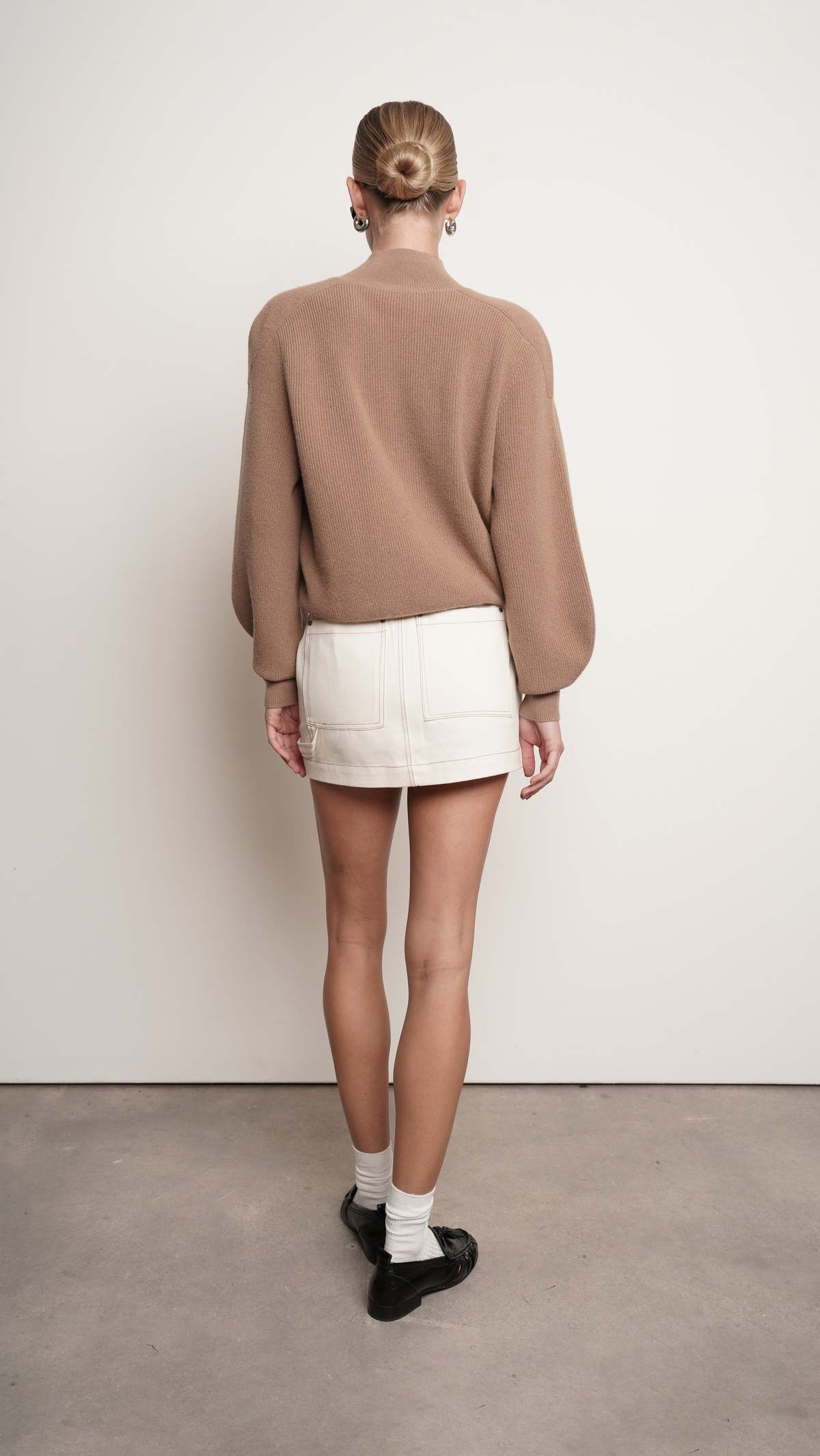 Parentezi Harper Mini Skirt - Ivory - Image 10 of 10