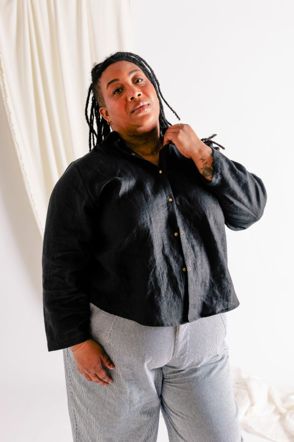 Pamut Apparel USA Celine Linen Shirt