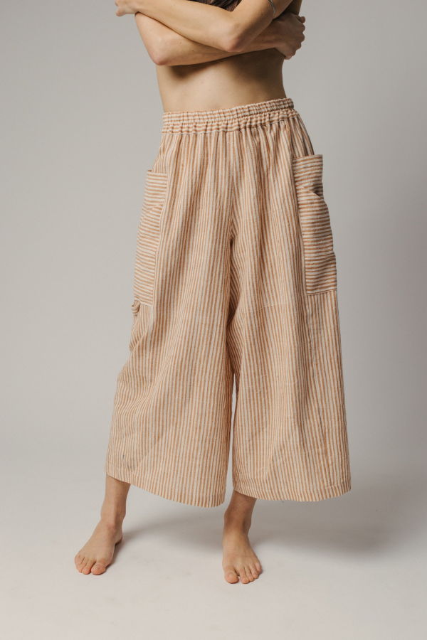 Pamut Apparel USA Handwoven Cotton Gardener Pant