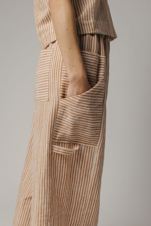 Pamut Apparel USA Handwoven Cotton Gardener Pant