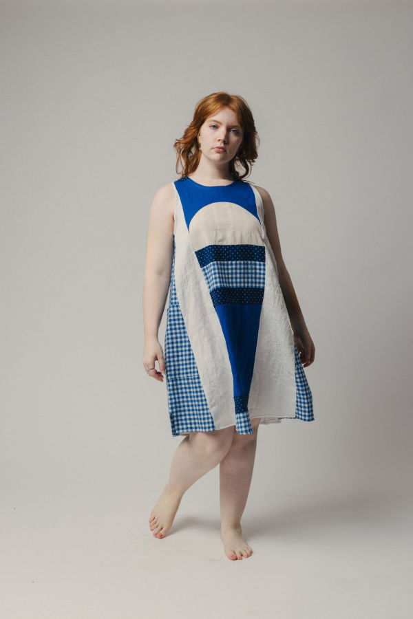 Pamut Apparel USA Geometry Dress - Summer Patchwork