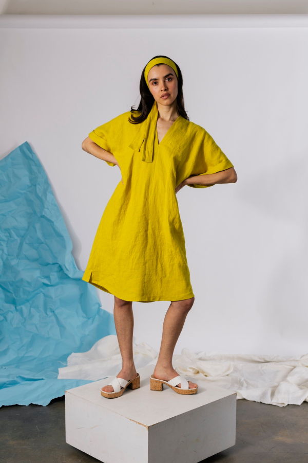 Pamut Apparel USA Judith Dress - Linen