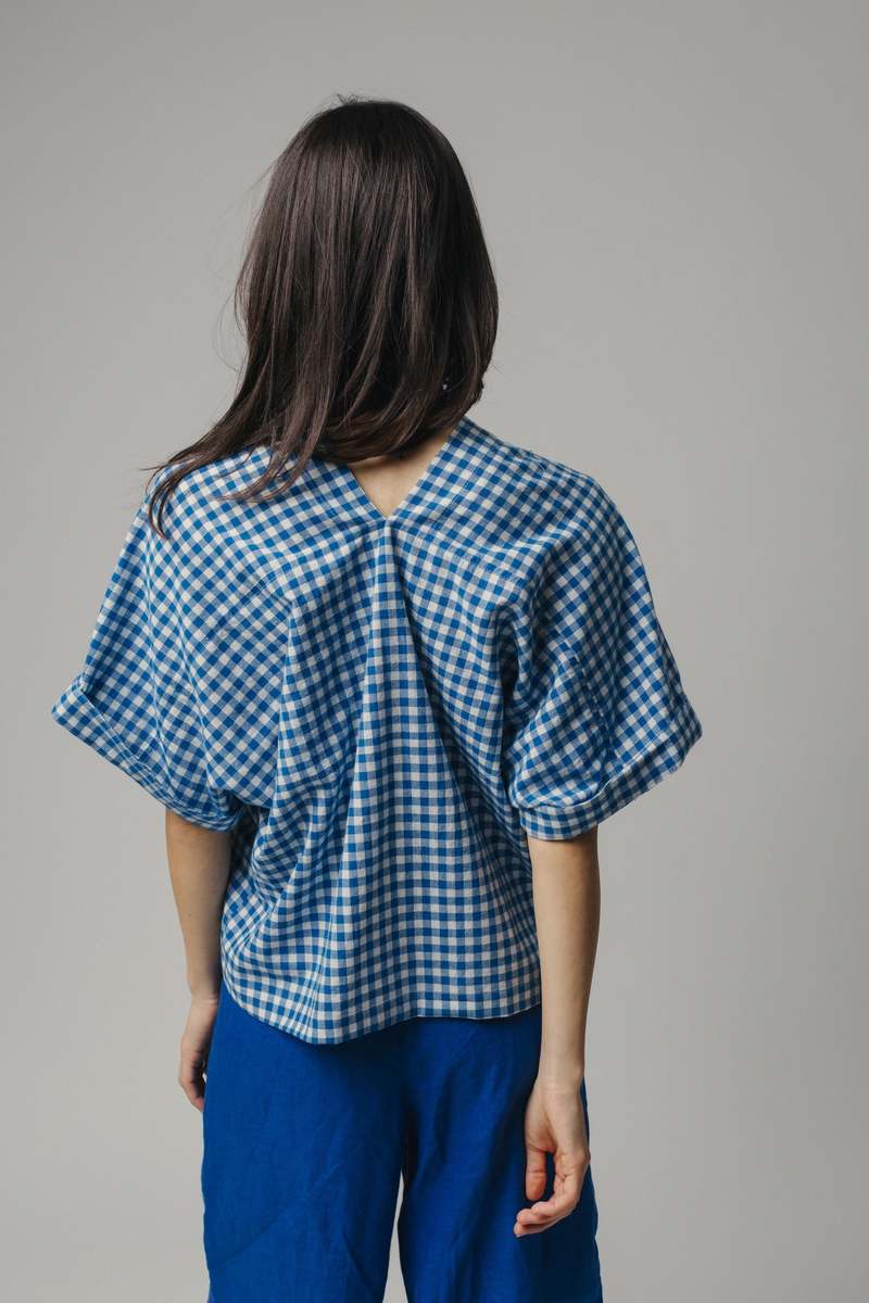 Pamut Apparel USA Judith Handwoven Cotton Top