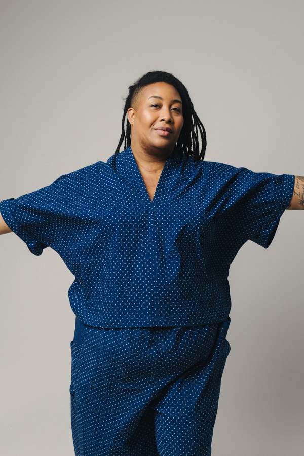 Pamut Apparel USA Judith Handwoven Cotton Top