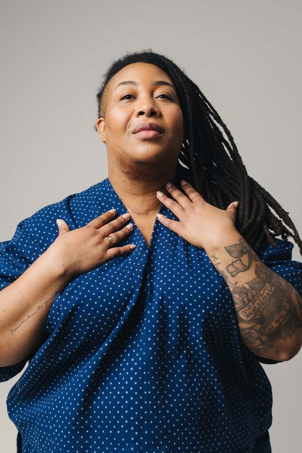 Pamut Apparel USA Judith Handwoven Cotton Top