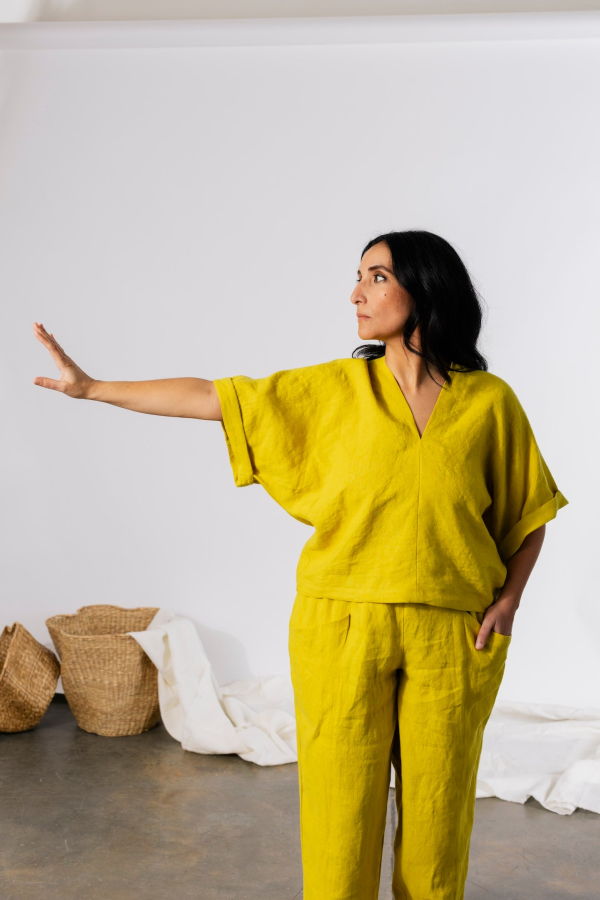 Pamut Apparel USA Judith Top - Linen