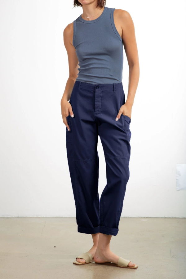 Pharaoh Torrance Washed Canvas Pant - Midnight