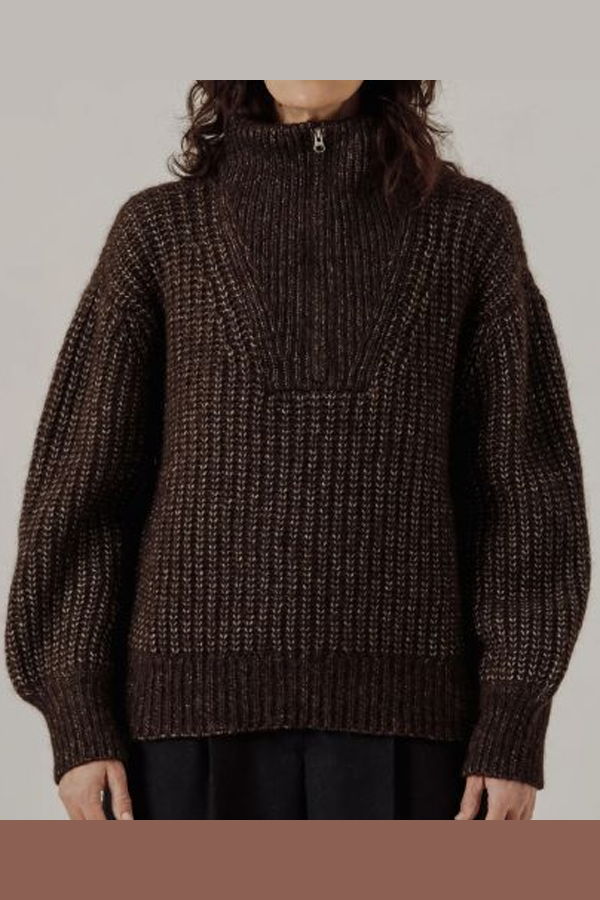 Bare Knitwear Alpine Quarter Zip Sweater