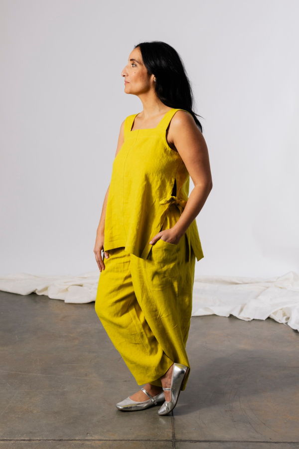 Pamut Apparel USA Maeva Top - Linen