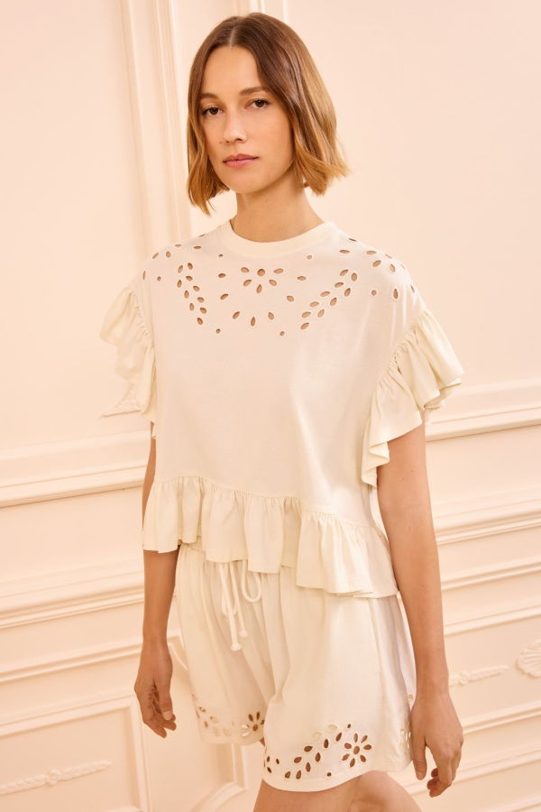 Ulla Johnson Mariana Top with Peplum