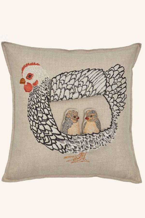 Coral & Tusk Mother Hen Pocket Pillow