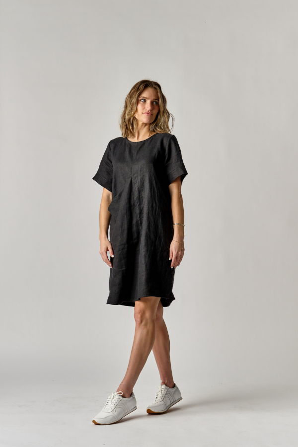 Pamut Apparel USA Paris Dress - Charcoal