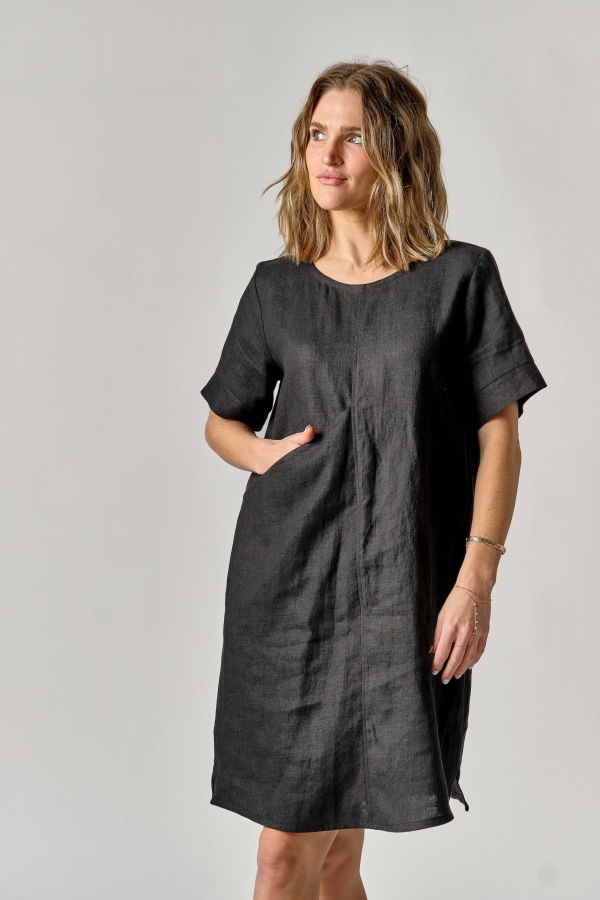 Pamut Apparel USA Paris Dress - Charcoal