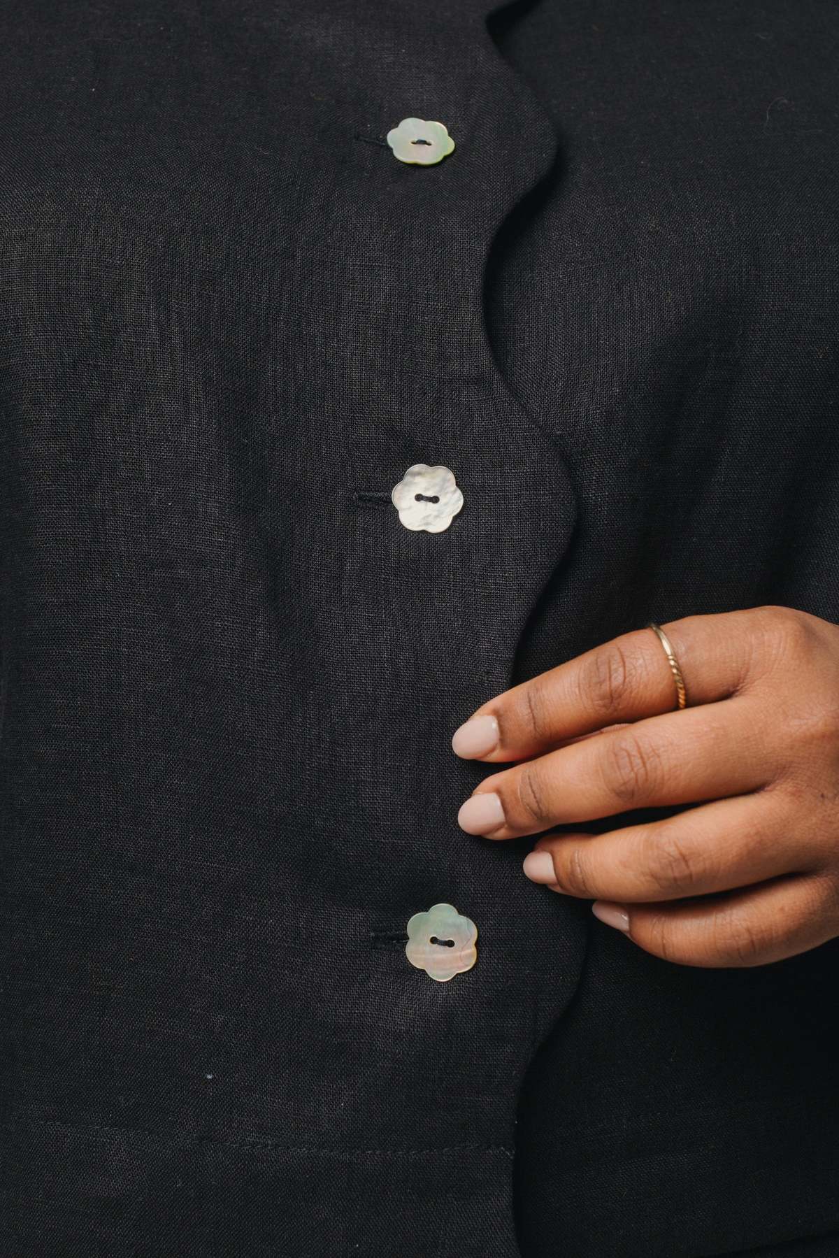 Pamut Apparel USA Power Linen Set - Bubblegum/True Blue - Image 6 of 10