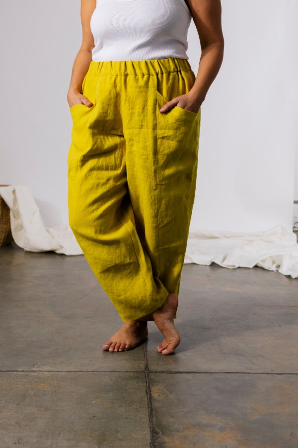 Pamut Apparel USA River Linen Pant - Black