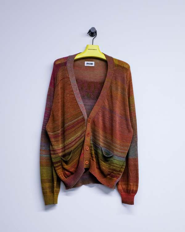 Magliano Freak Mix Cotton Grandpa Cardigan Magliano Freak Mix Cotton Grandpa Cardigan