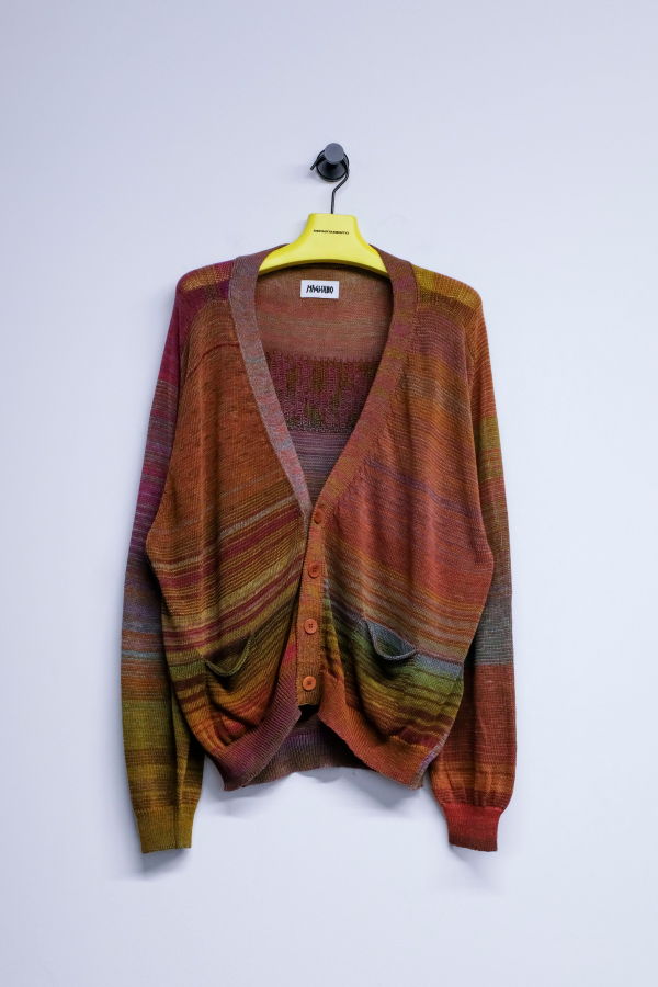 Magliano Freak Mix Cotton Grandpa Cardigan