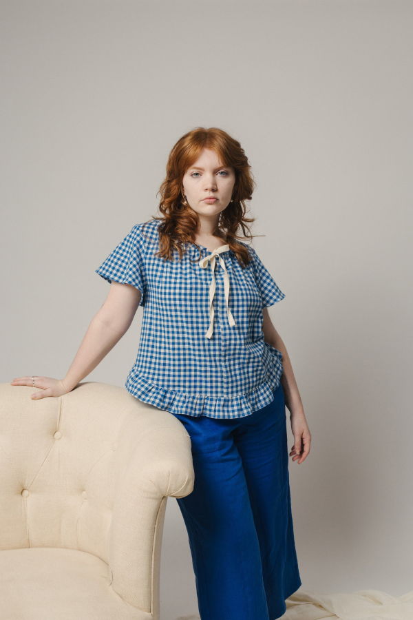 Pamut Apparel USA Zoe Top Handwoven Cotton