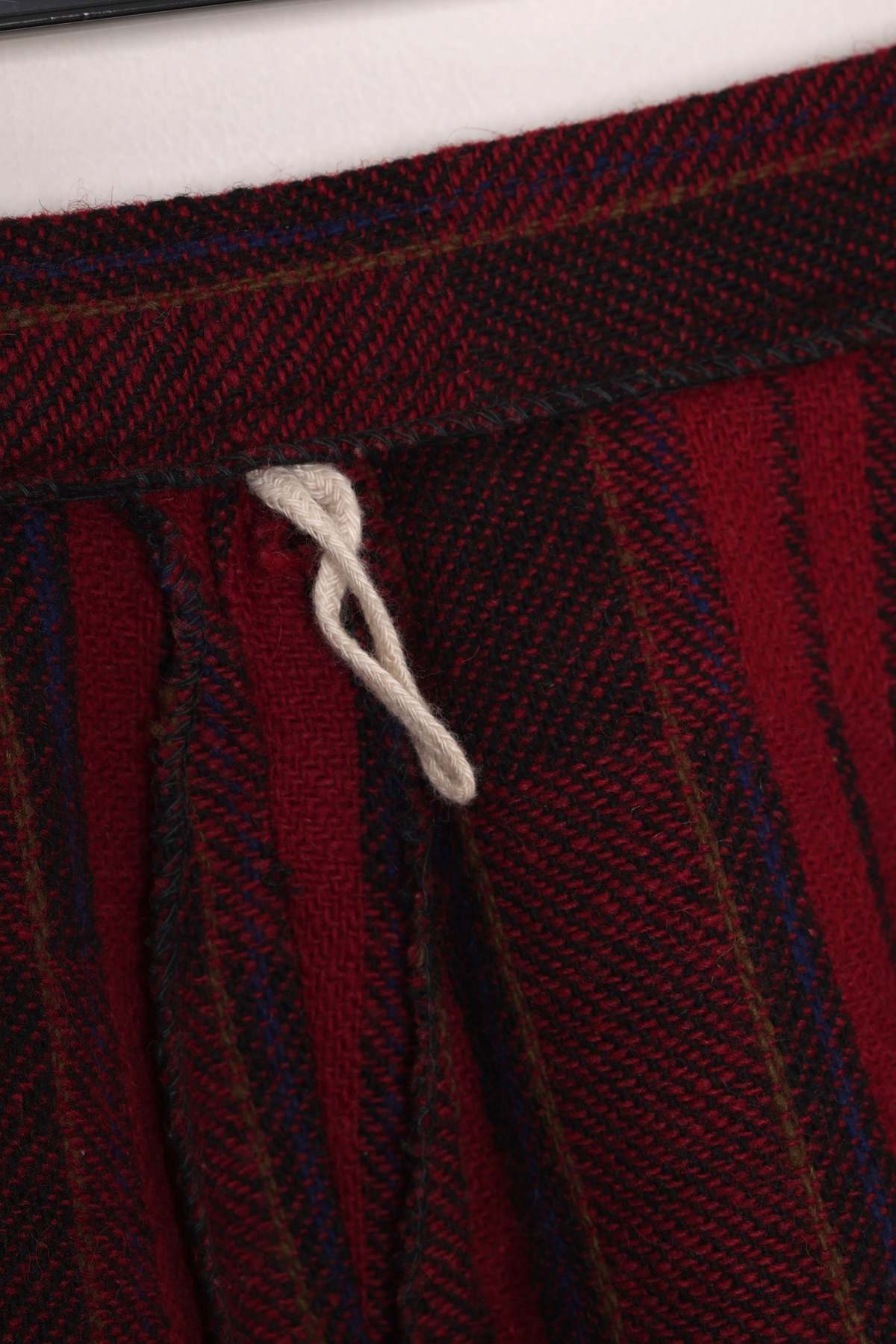 (Unattributed) Circa 1975–1985, wool plaid day skirt, A-line structure, small-scale manufacture - Image 7 of 7