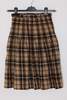 The London House (England) Circa 1975–1990, wool tartan skirt, British manufacture, knife pleats - Thumbnail 1