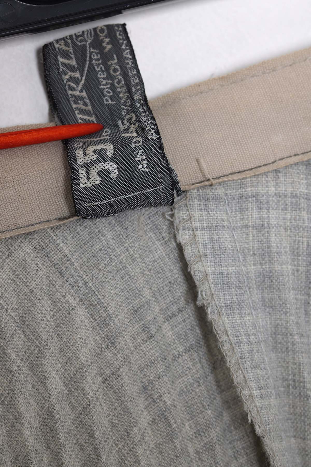 (Unattributed) Late 1960s–early 1970s, Terylene-blend skirt, heat-set pleating - Image 6 of 6