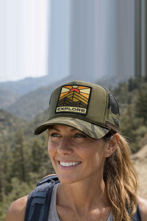 Port Sandz Explore Trucker Hat - Camo
