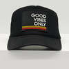 Port Sandz Good Vibes Only Trucker Hat - Kelly Green - Thumbnail 1