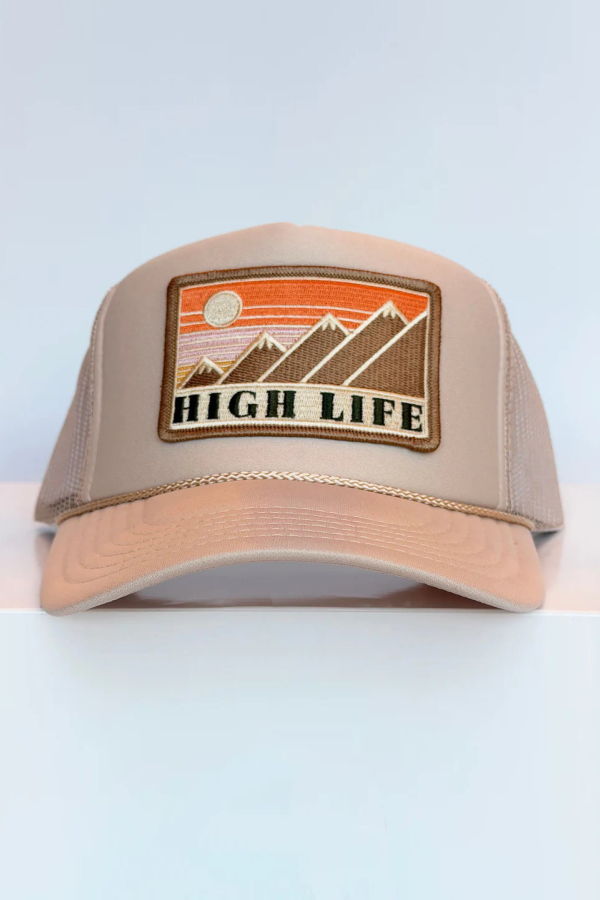 Port Sandz High Life Trucker Hat - Tan
