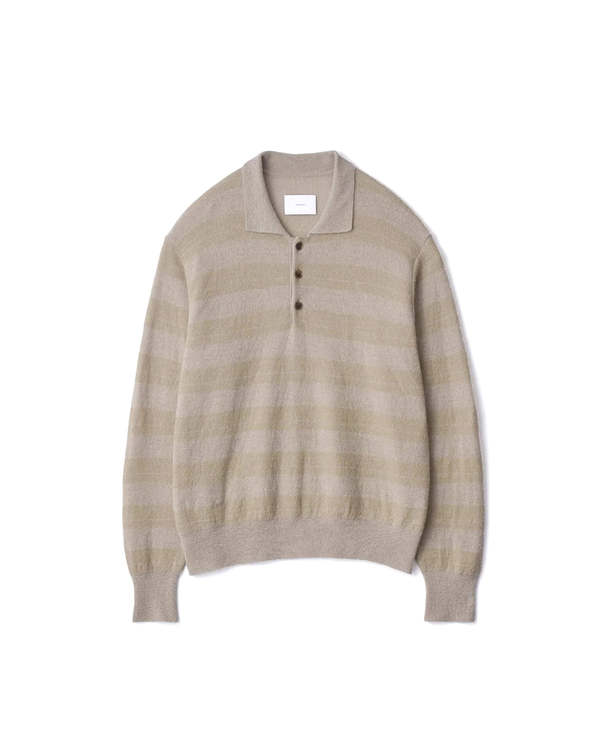 ssstein Wool Nylon Alpaca Sweater - Beige Greige Mix