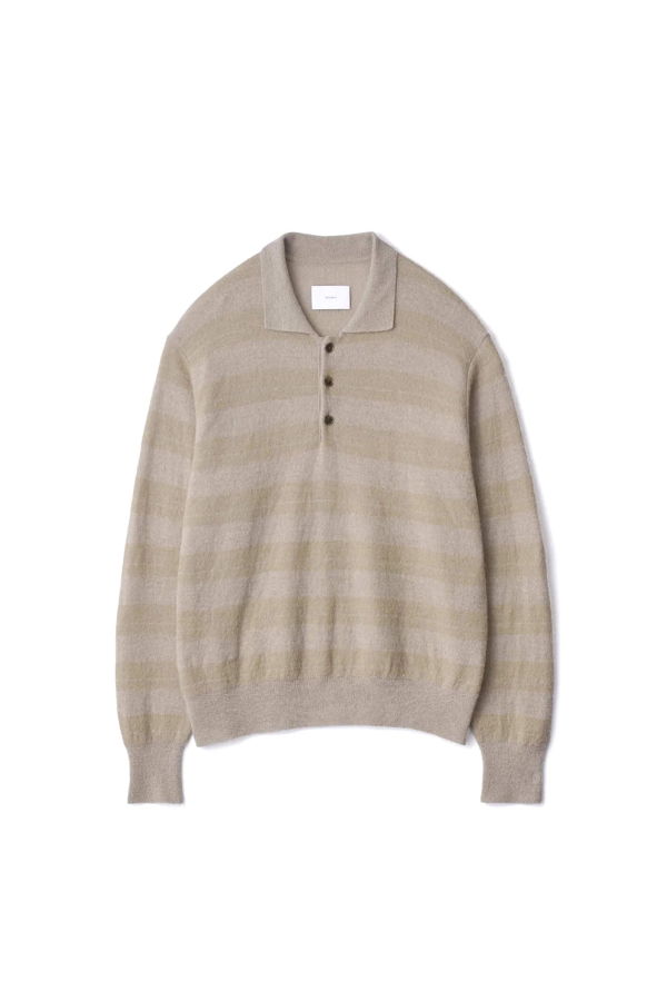 ssstein Wool Nylon Alpaca Sweater - Beige Greige Mix