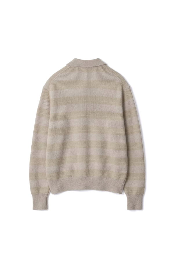 ssstein Wool Nylon Alpaca Sweater - Beige Greige Mix