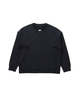 Visvim Cotton Jumbo SB Sweat L/S DMGD Sweatshirt - Black - Thumbnail 1