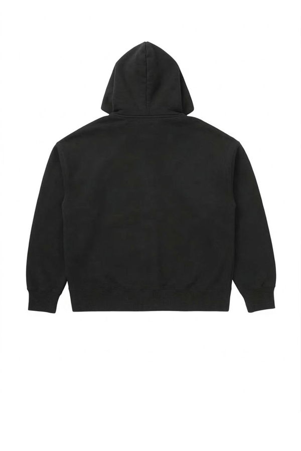 Visvim Fine Wool Jumbo SB Hoodie F.Z - Black
