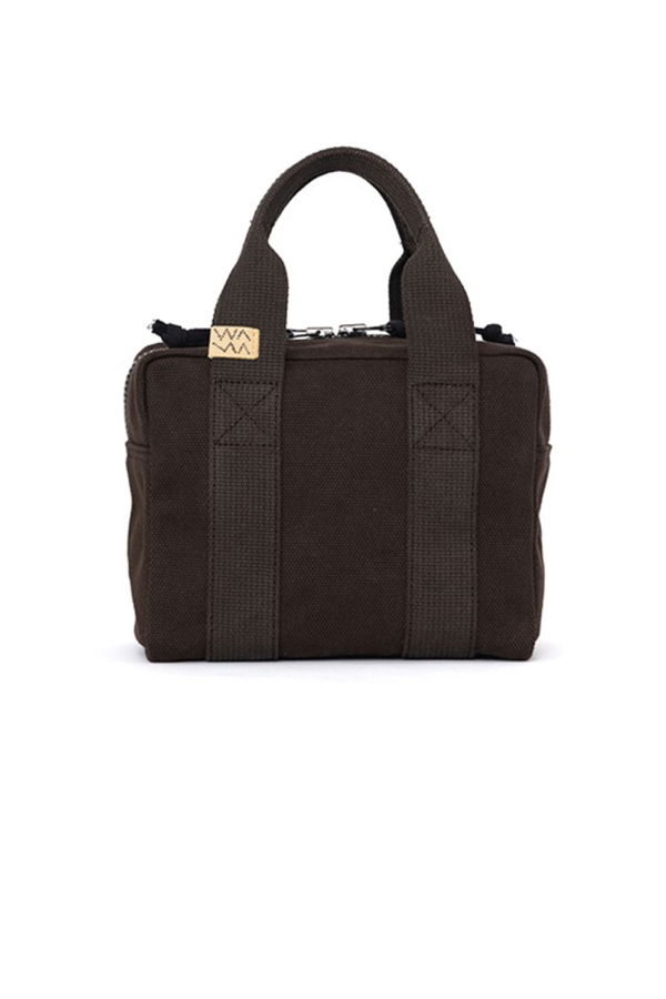 Visvim Cotton Canvas Small Plura Bag - Charcoal