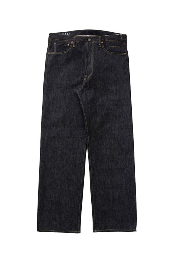 Visvim Indigo Social Sculpture 01 Wide Raw Denim Pants