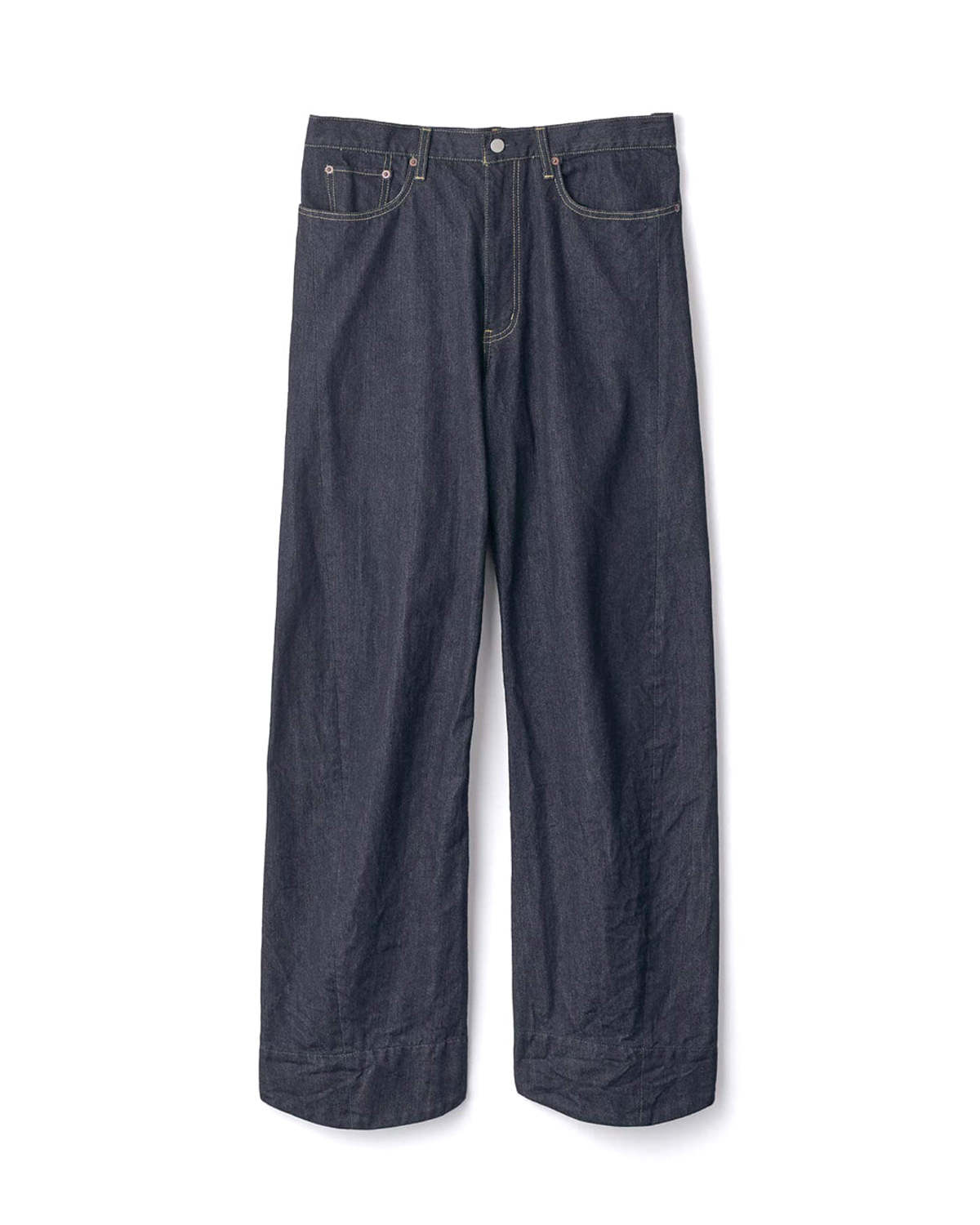 ssstein One Washed Indigo Twist Cut Denim Pants - Image 1 of 2