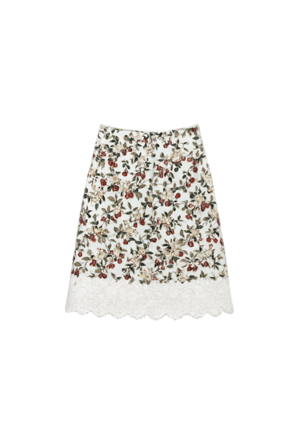 DÔEN Elowette Skirt - Cerise Et Fleur