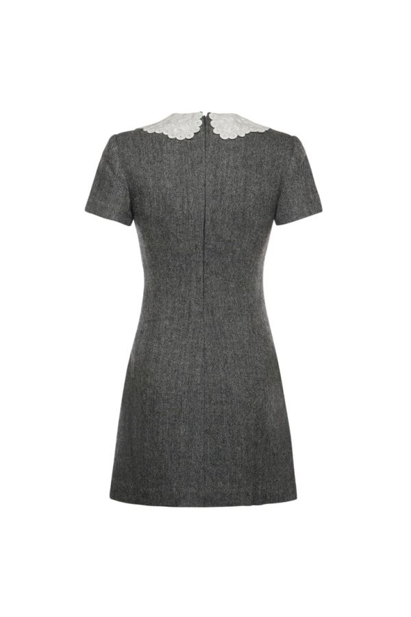 Self-Portrait Dress - Gray
