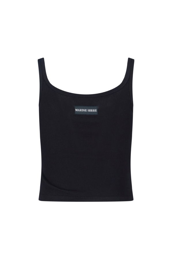 MARINE SERRE Moon Tank Top - Black