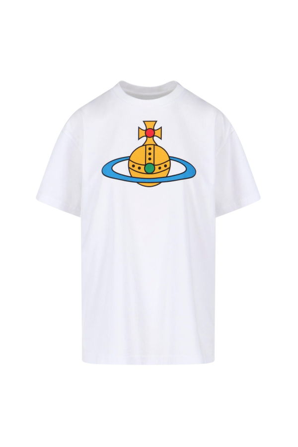 Vivienne Westwood Orb Logo T-Shirt - White