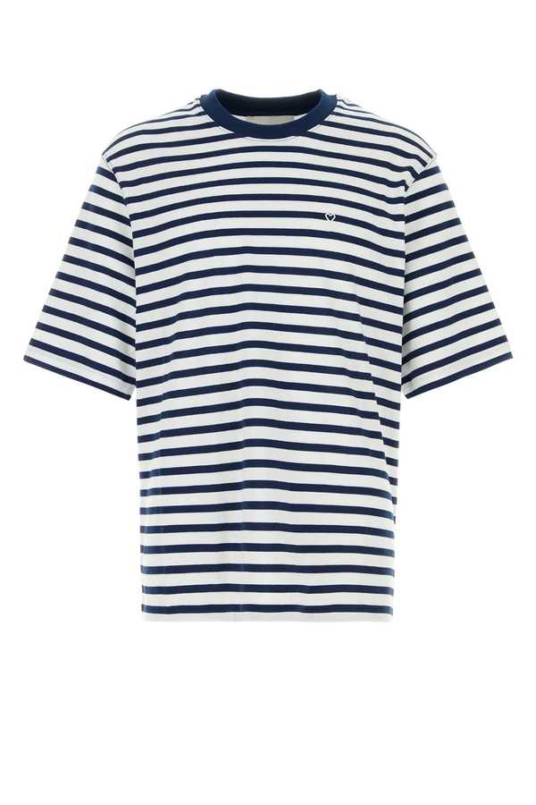 Ami Alexandre Mattiussi Embroidered Cotton Oversize T-Shirt - Encreblanc